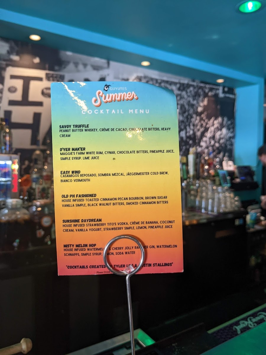 Guyutes Menu - Image 2